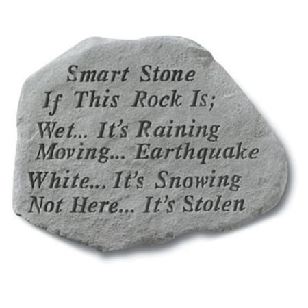 Kay Berry - Inc. Smart Stone If This Rock Is Wet Its Raining - Garden Accent - 12 Inches x 16 Inches KA313496